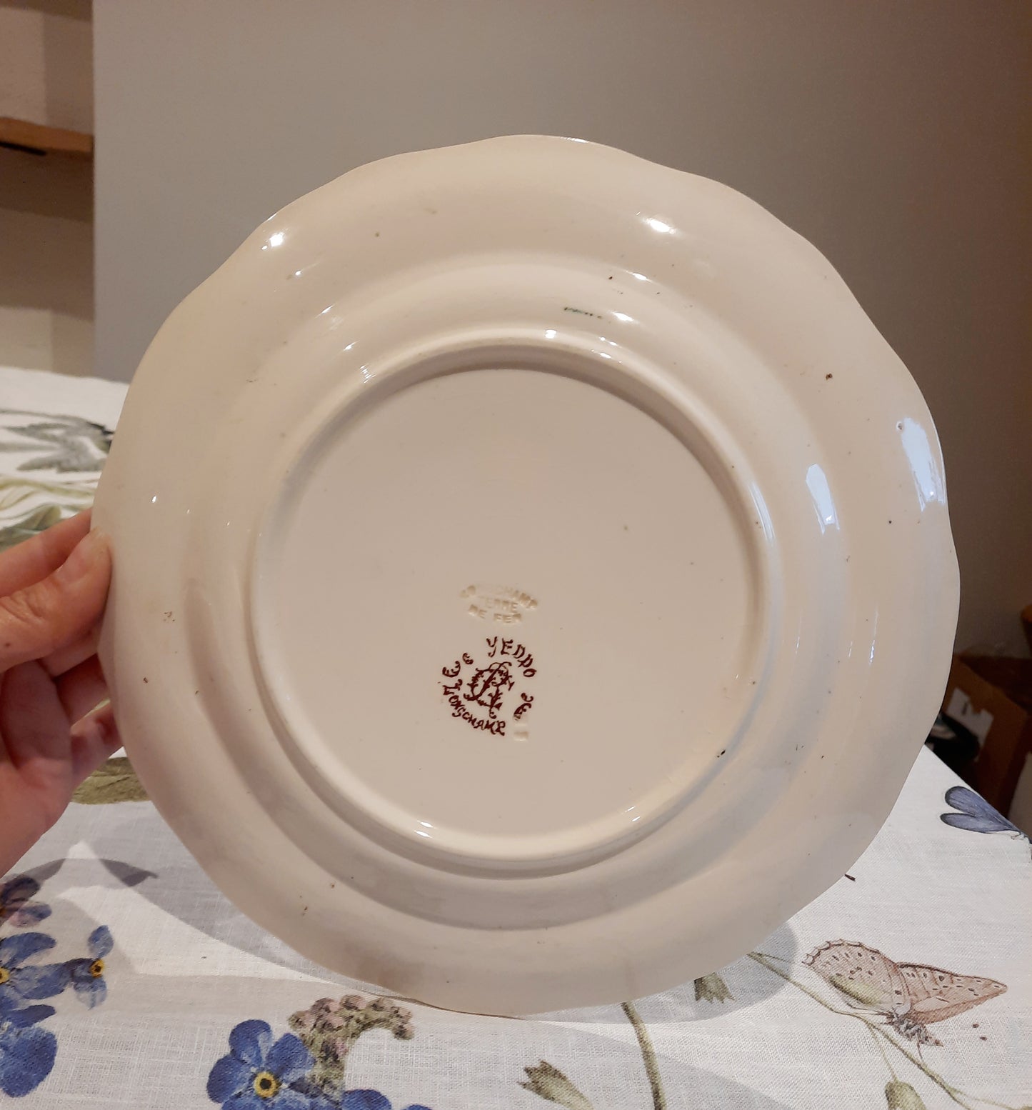 Lot de 6 assiettes plates en Terre de Fer