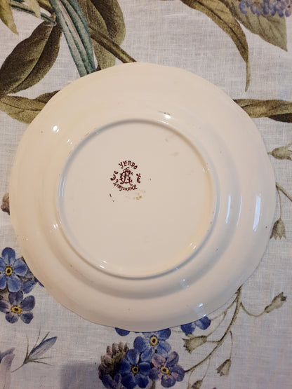 Assiette plate en Terre de Fer – Longchamp, modèle Yeddo Polychrome