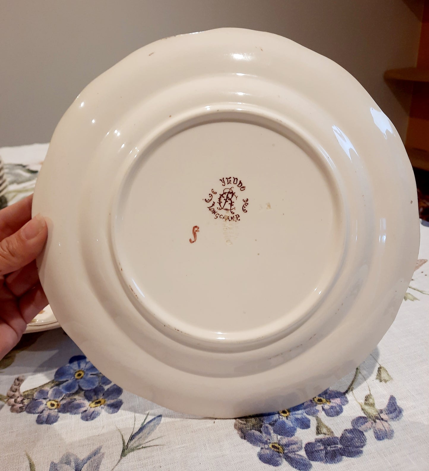 Lot de 4 assiettes plates en Terre de Fer