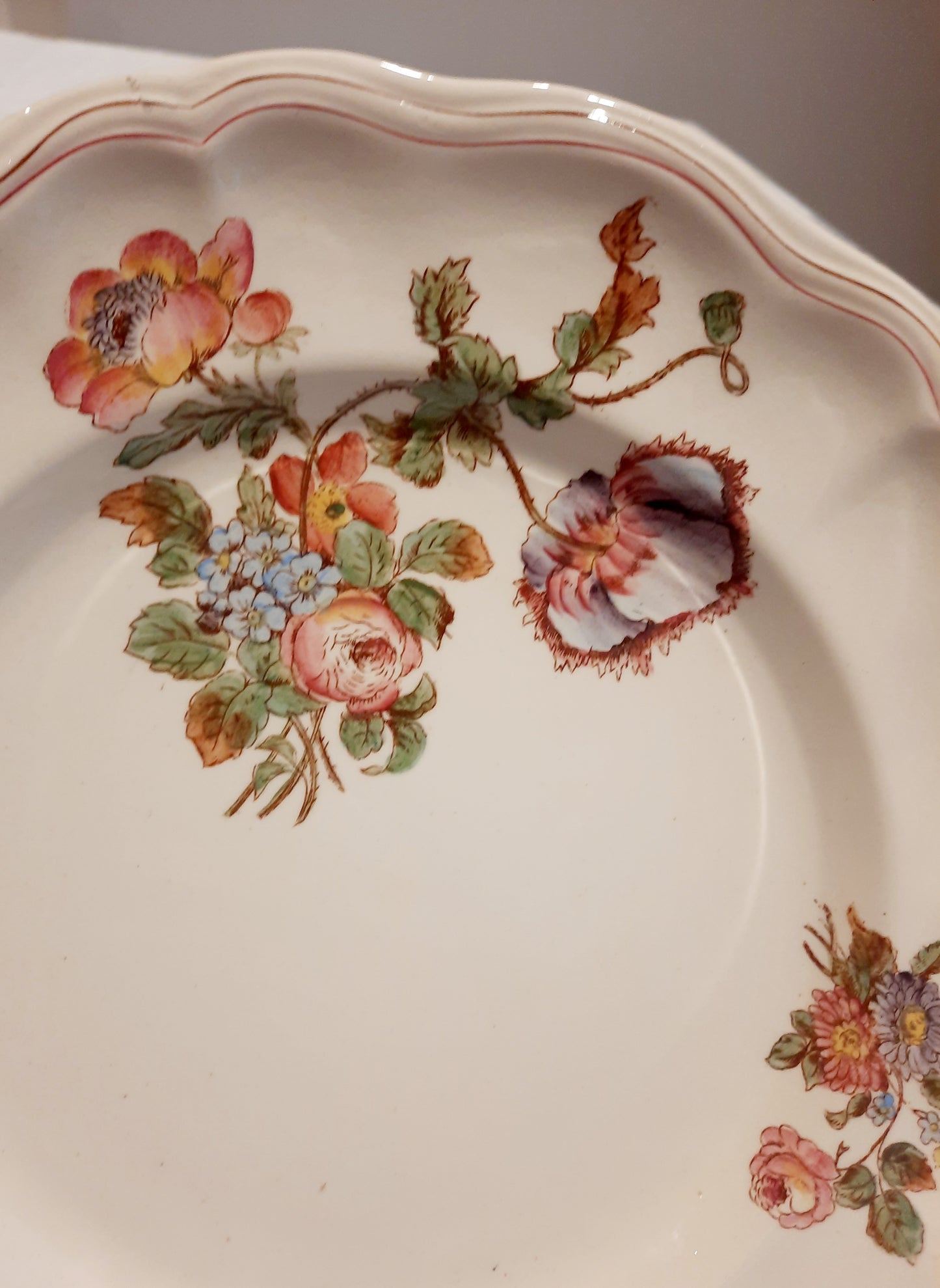 6 assiettes plates Longchamp