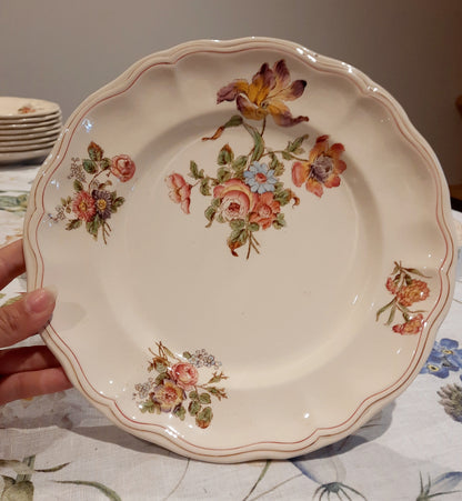 Lot de 4 assiettes plates Longchamp