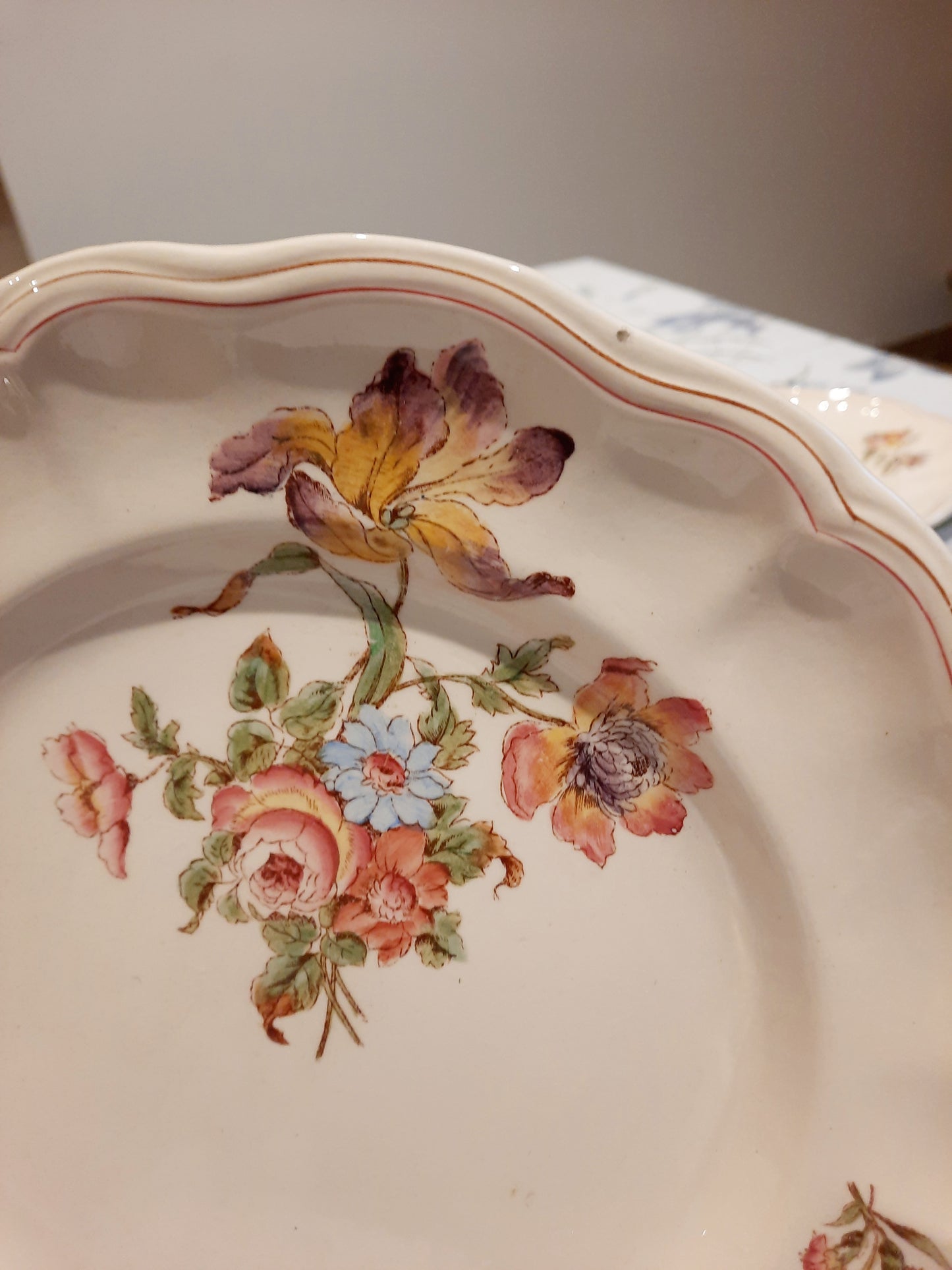 Lot de 4 assiettes plates Longchamp