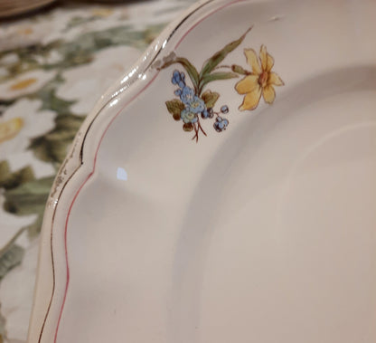 Lot de 3 assiettes plates Longchamp