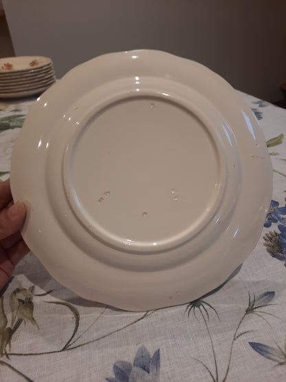 Lot de 3 assiettes plates Longchamp