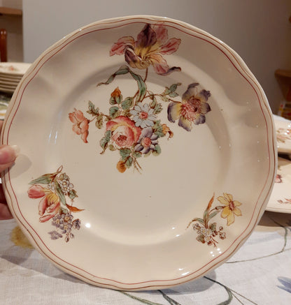 Lot de 8 assiettes à dessert Longchamp