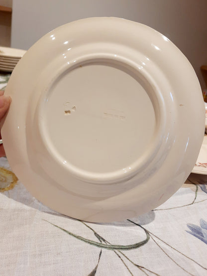 Lot de 8 assiettes à dessert Longchamp