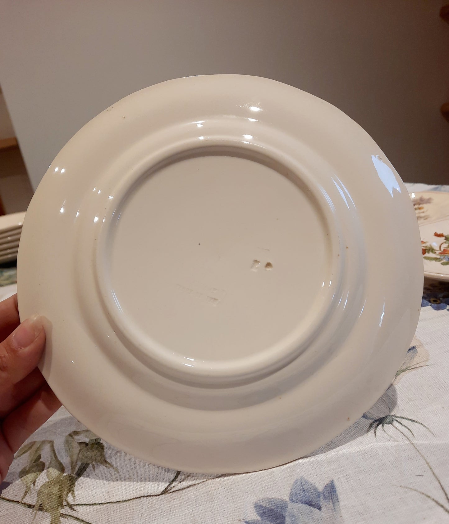 Lot de 8 assiettes à dessert Longchamp