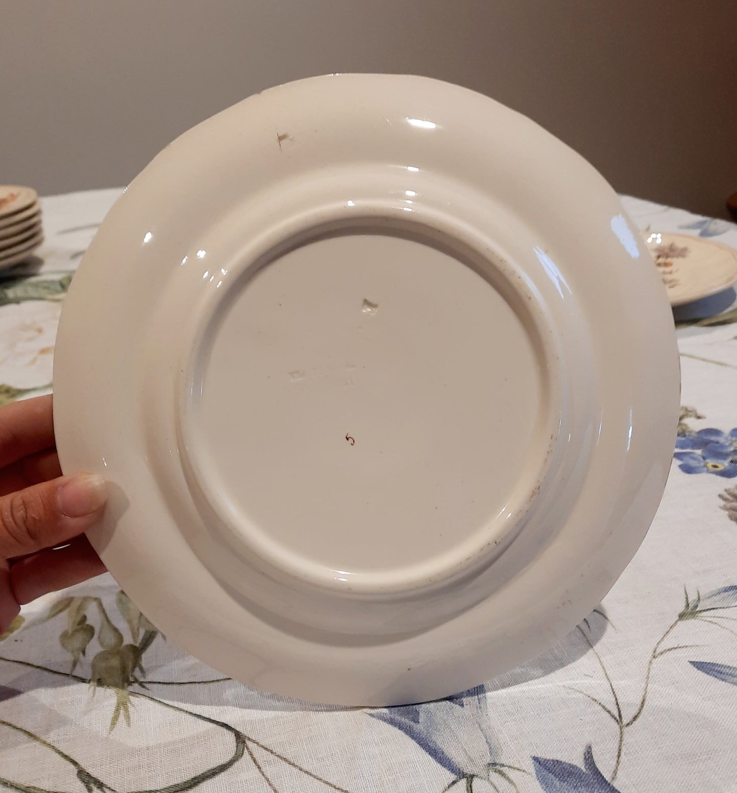 Lot de 8 assiettes à dessert Longchamp