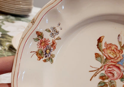 Lot de 3 assiettes à dessert Longchamp