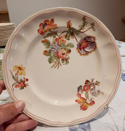 Lot de 3 assiettes à dessert Longchamp