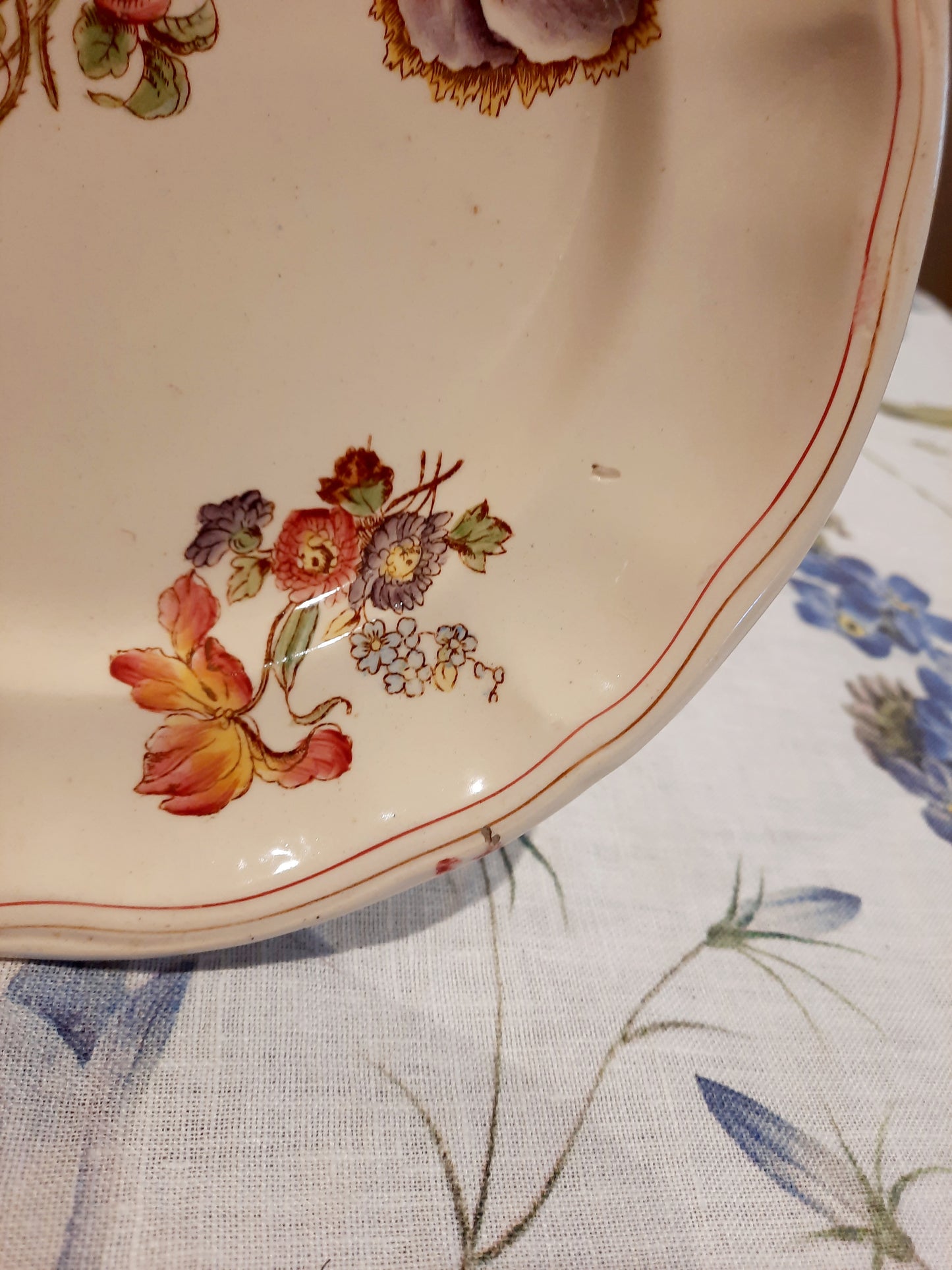 Lot de 3 assiettes à dessert Longchamp