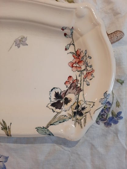 Plat polychrome H. Boulanger