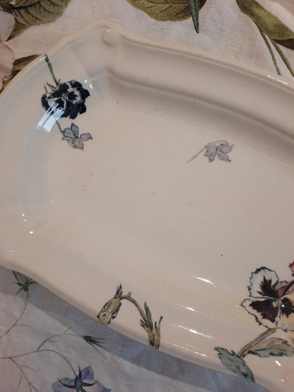 Plat polychrome H. Boulanger