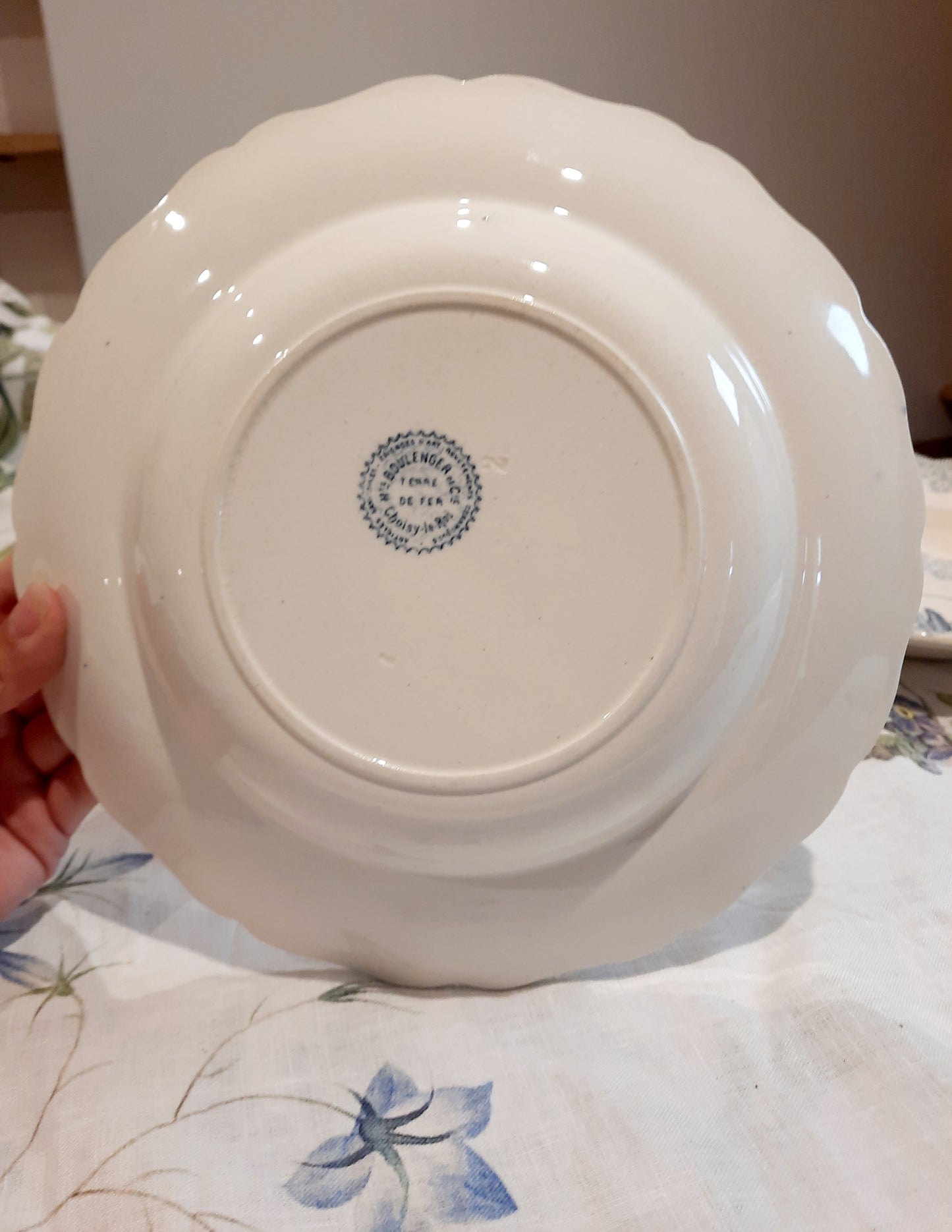 Lot de 6 assiettes à soupe – H. Boulanger