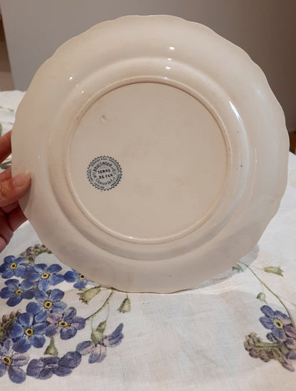 Lot de 6 assiettes plates – H. Boulanger Terre de Fer