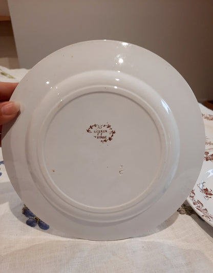 Lot de 4 assiettes à dessert (2)