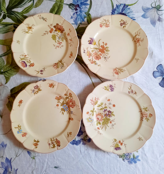 Lot de 4 assiettes plates Longchamp