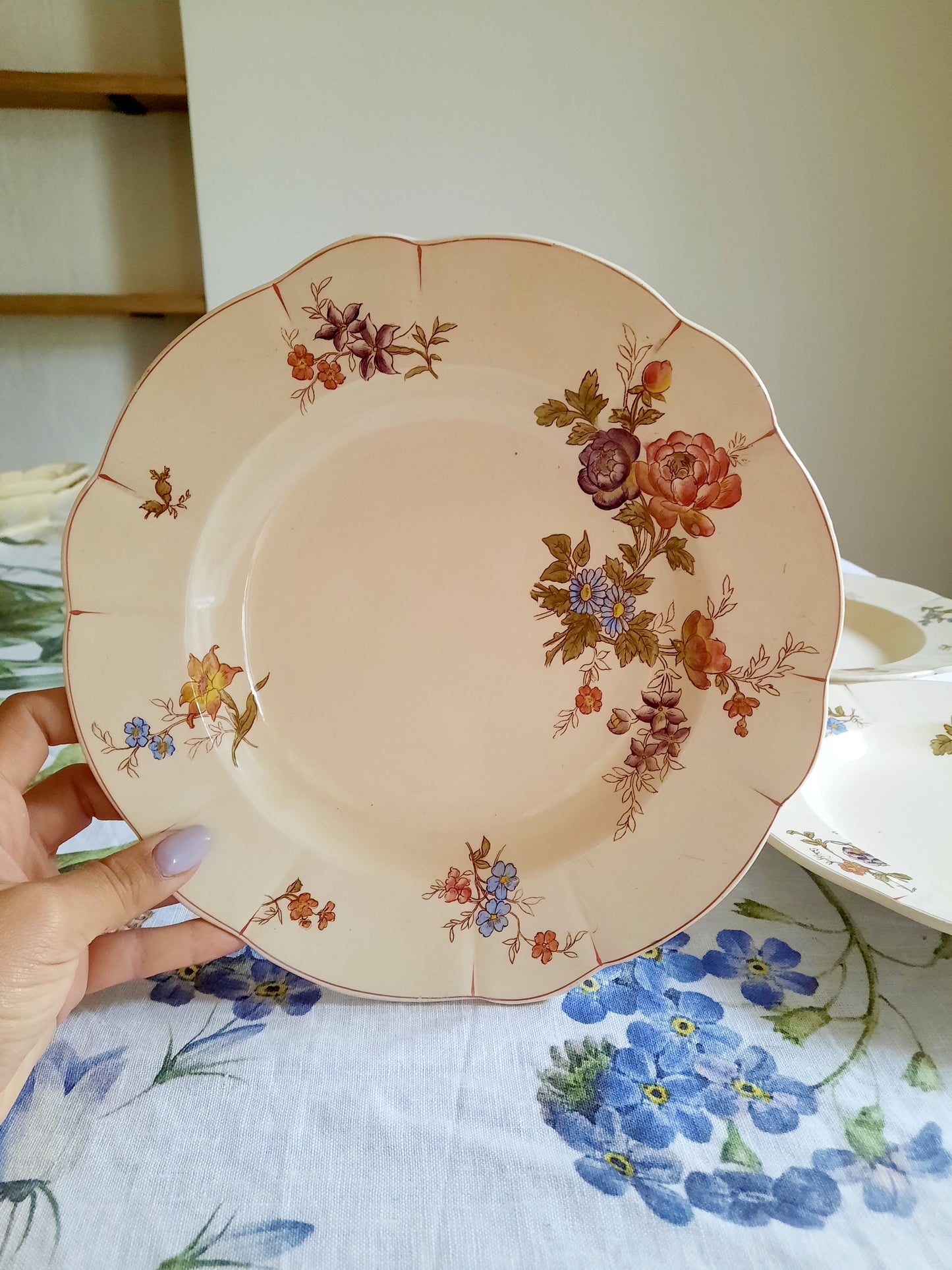 Lot de 4 assiettes creuses Longchamp