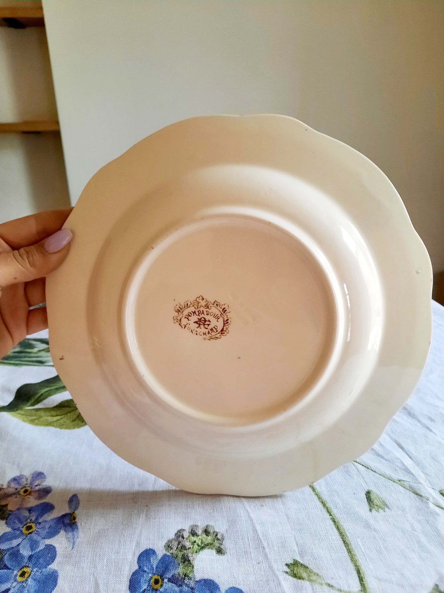 Lot de 6 assiettes creuses Longchamp