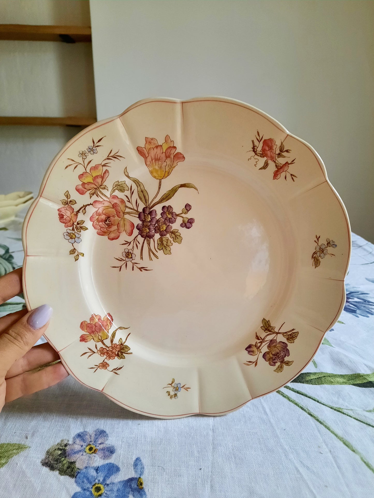 Lot de 6 assiettes plates Longchamp (1)