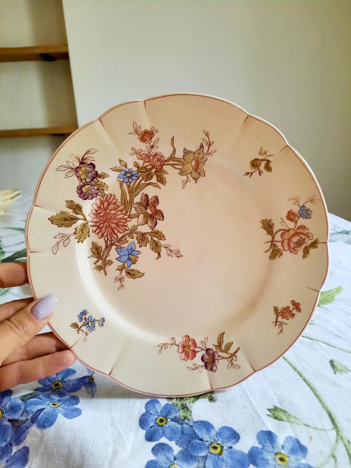 Lot de 6 assiettes à dessert Longchamp (2)