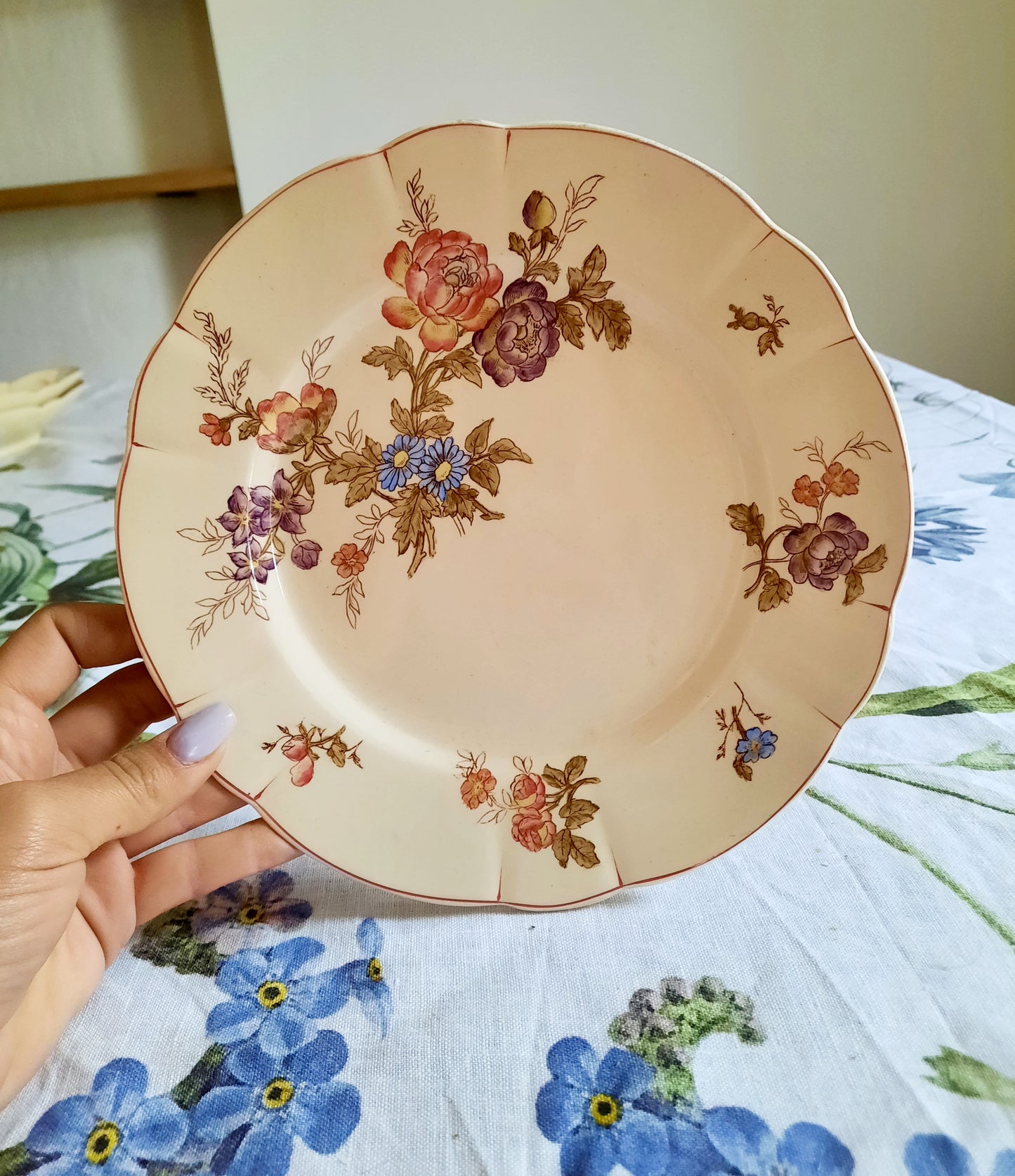 Lot de 6 assiettes à dessert Longchamp (2)