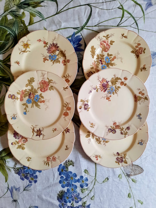 Lot de 6 assiettes à dessert Longchamp (1)