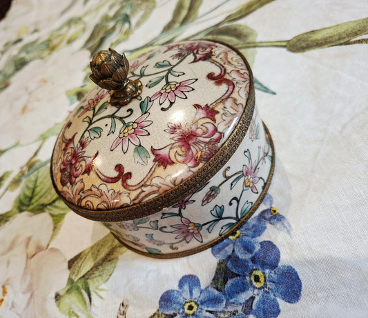 Boîte de Rangement en Porcelaine