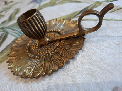 Porte-Bougie en Laiton
