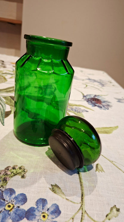 Pot apothicaire en verre