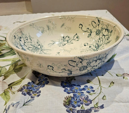 Grand saladier ancien Luneville K&G