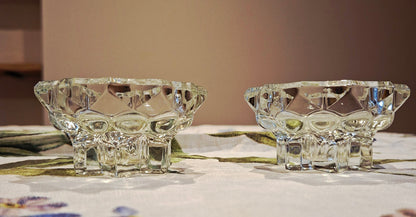 Paire de bougeoirs vintage
