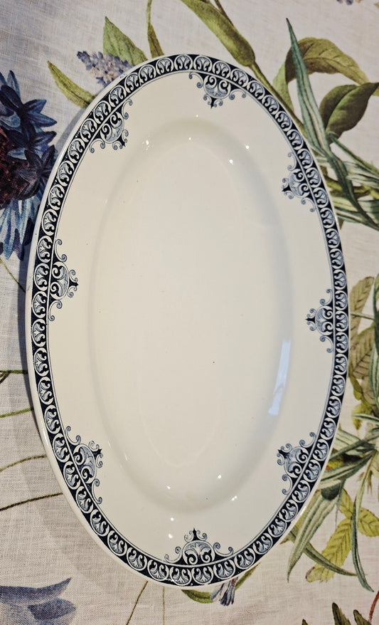Plat ovale St Amand & Hamage "Andrinople" (1)