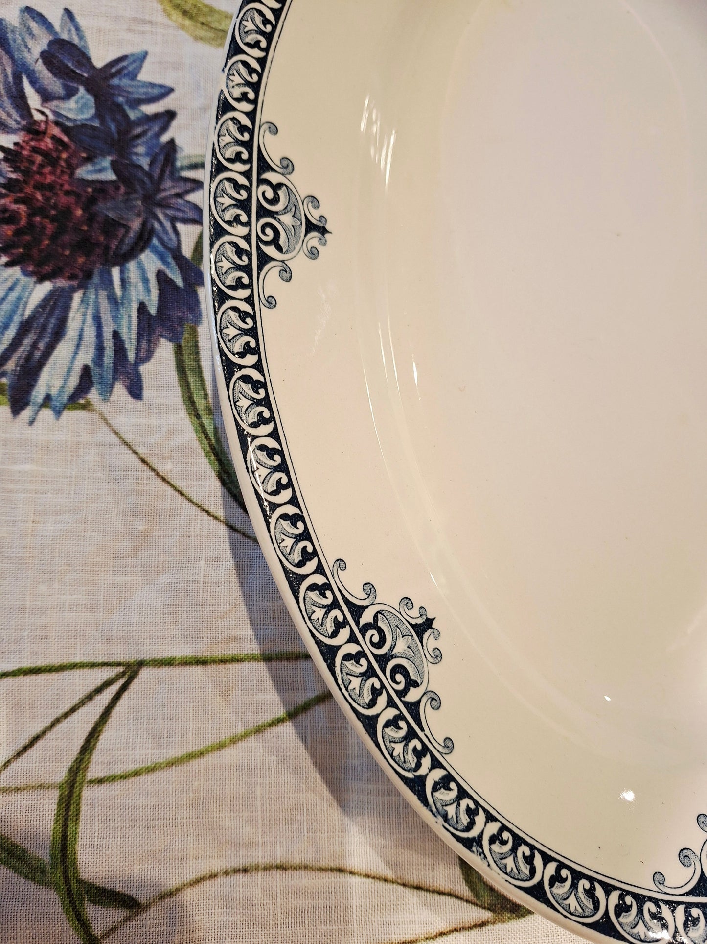 Plat ovale St Amand & Hamage "Andrinople" (2)