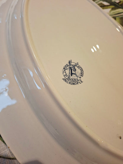 Plat ovale St Amand & Hamage "Andrinople" (2)