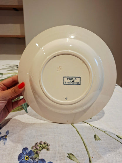 Lot de 6 assiettes creuses "Féria" U&C Sarreguemines
