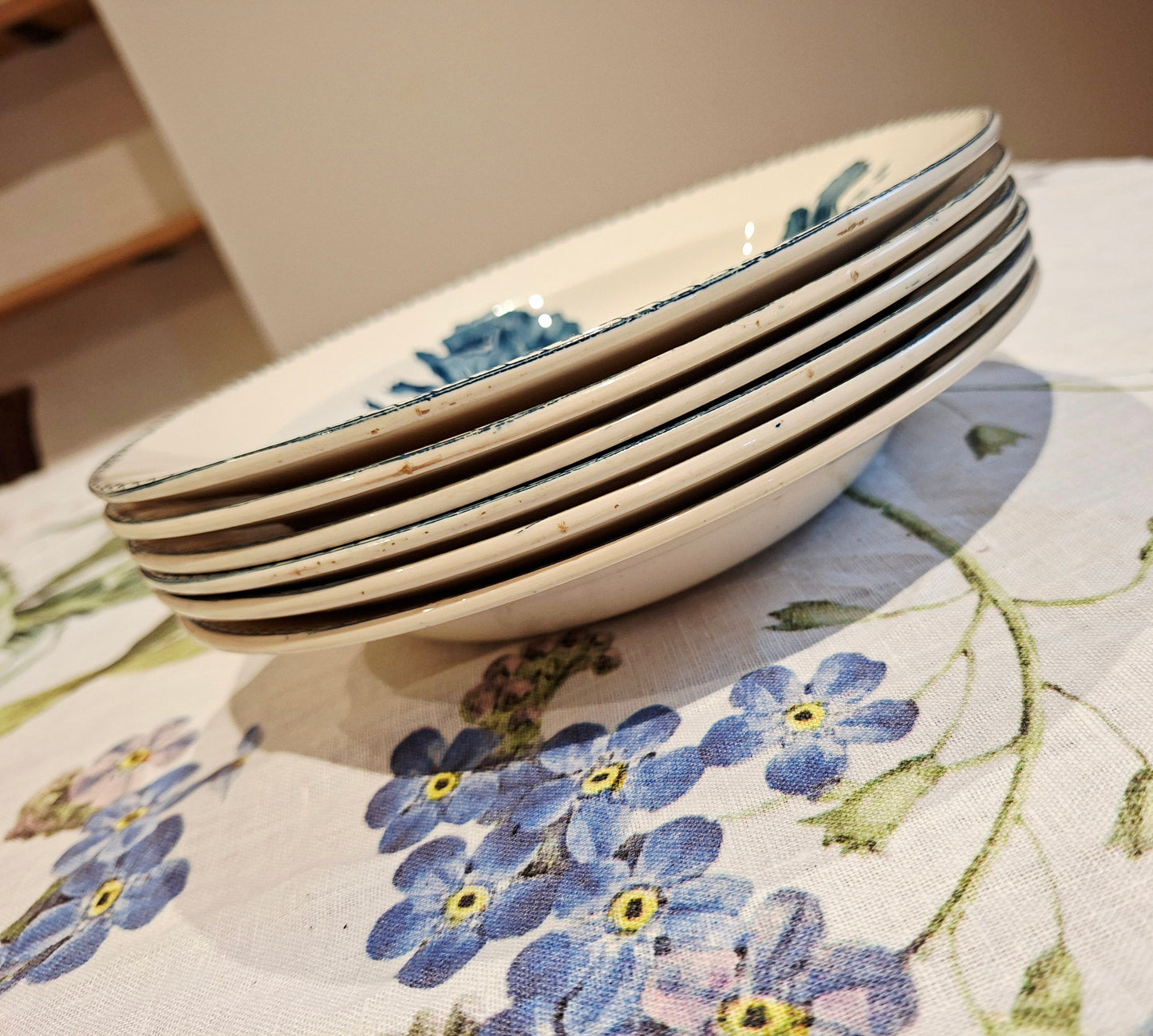 Lot de 6 assiettes creuses "Féria" U&C Sarreguemines