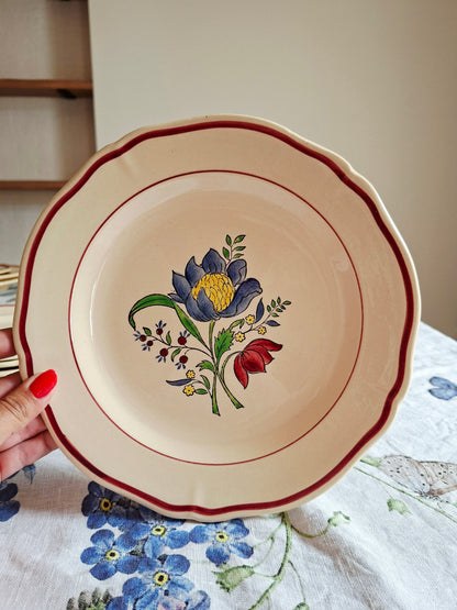 Lot de 4 assiettes plates (1) Gien