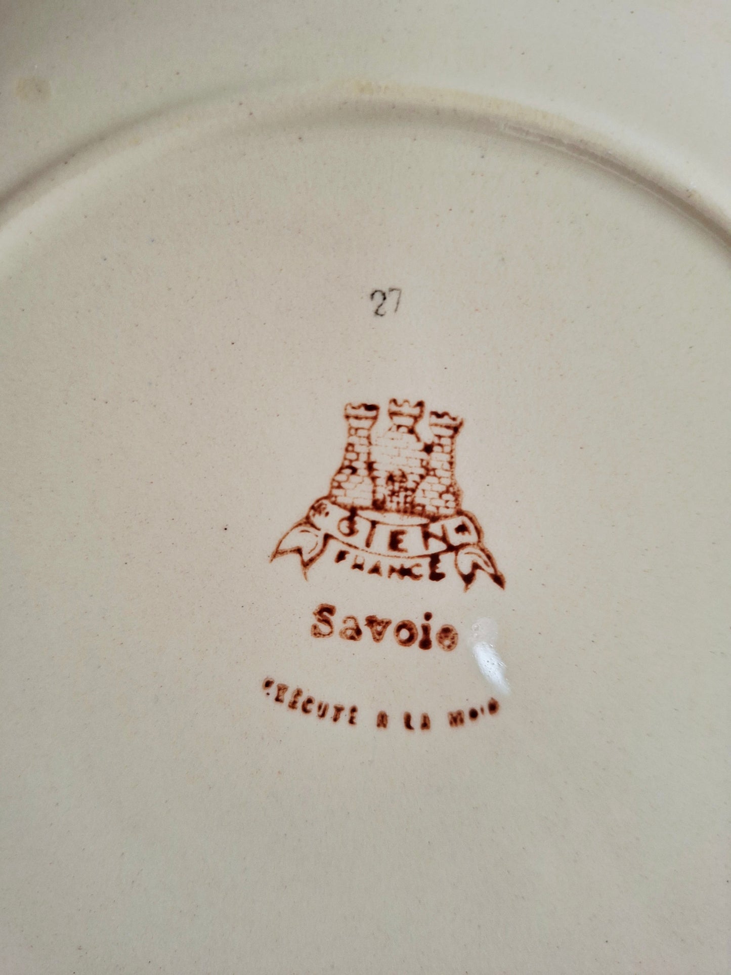 Lot de 6 assiettes plates (2) Gien
