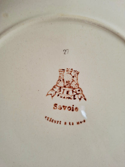 Lot de 6 assiettes plates (2) Gien