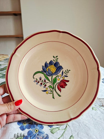 Lot de 6 assiettes à dessert Gien (1)
