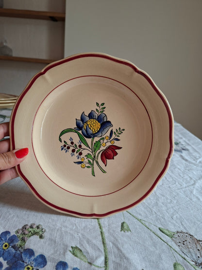 Lot de 6 assiettes à dessert Gien (2)
