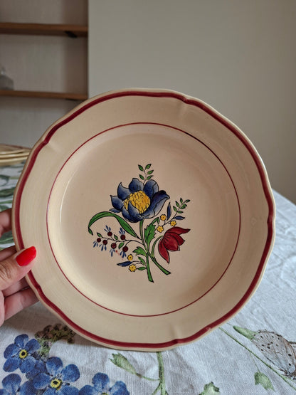 Lot de 6 assiettes à dessert Gien (2)