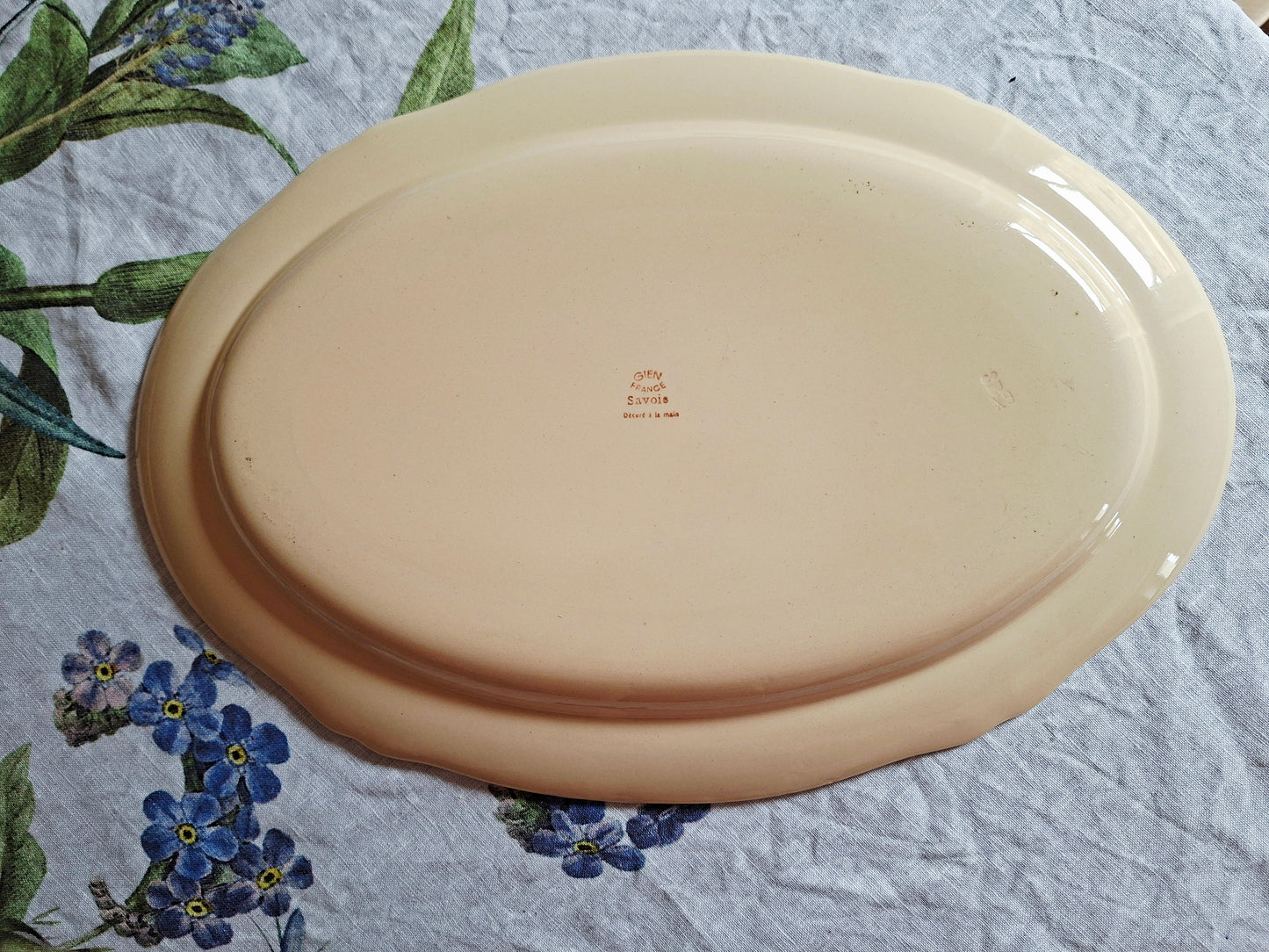 Grand plat ovale Gien (2)