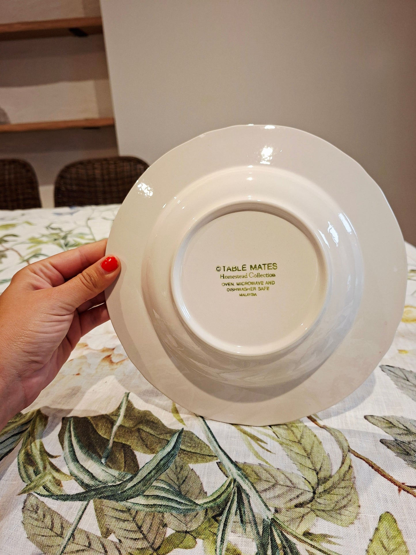 Lot de 8 assiettes creuses Homestead Collection