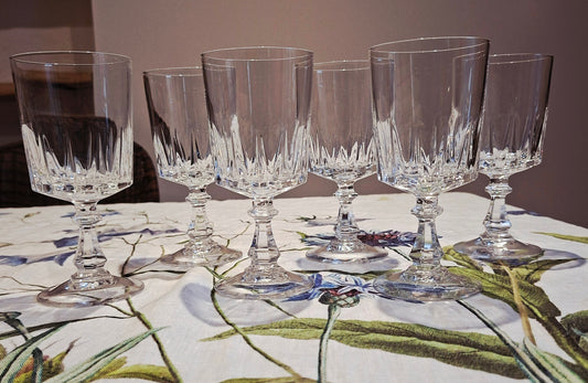 Lot de 6 verres à pied Cristal d’Arques