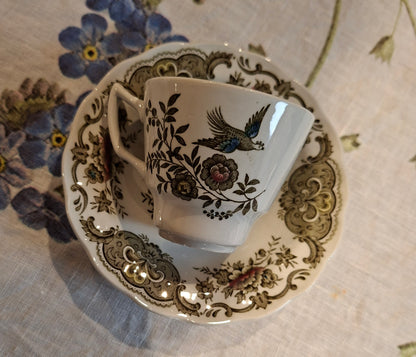 Tasses avec soucoupes – Ridgway of Staffordshire, modèle Windsor