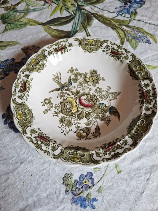 Plat creux Ridgway of Staffordshire, modèle Windsor