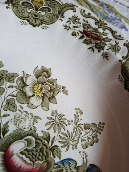 Plat creux Ridgway of Staffordshire, modèle Windsor