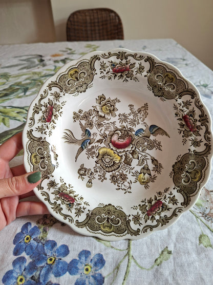 (1) Lot de 4 assiettes creuses Ridgway of Staffordshire